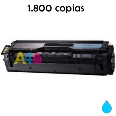 Toner alternativo con CLT-C504S/ELS sustituye al toner original  CLP415C CLT-C504S/ELS Cyan