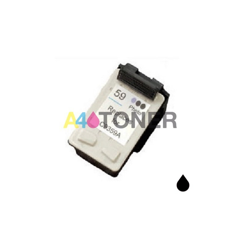 Cartucho de tinta reciclado alternativo HP59 compatible al cartucho original HP C9359AE ( Nº59 ) Gris