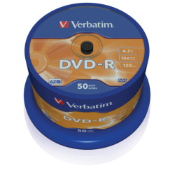 43548 VERBATIM DVD-R 4.7GB 16x Avanced Azo(Tarrina 50)