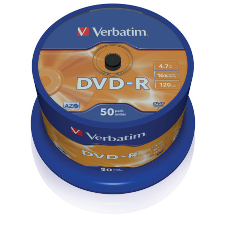 43548 VERBATIM DVD-R 4.7GB 16x Avanced Azo(Tarrina 50)