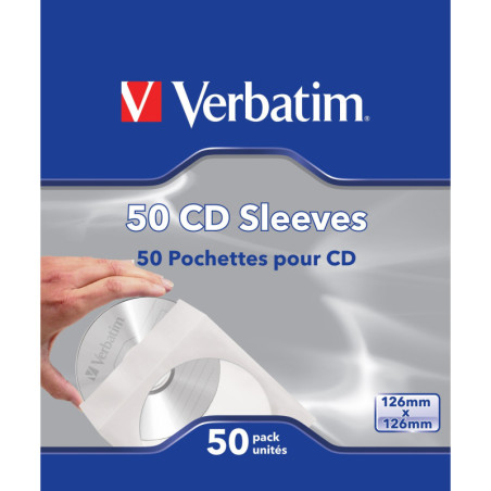 49992 VERBATIM Fundas para CD´S de papel (Pack 50)