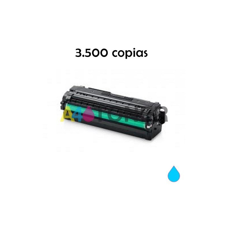 Toner alternativo con CLTC506S sustituye al toner original  CLP680C CLT-C506S Cyan