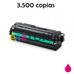 Toner alternativo con CLTM506S sustituye al toner original  CLP680M CLT-M506S Magenta