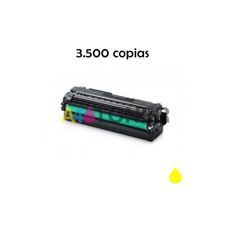 Toner alternativo con CLTY506S sustituye al toner original  CLP680Y CLT-Y506S Amarillo