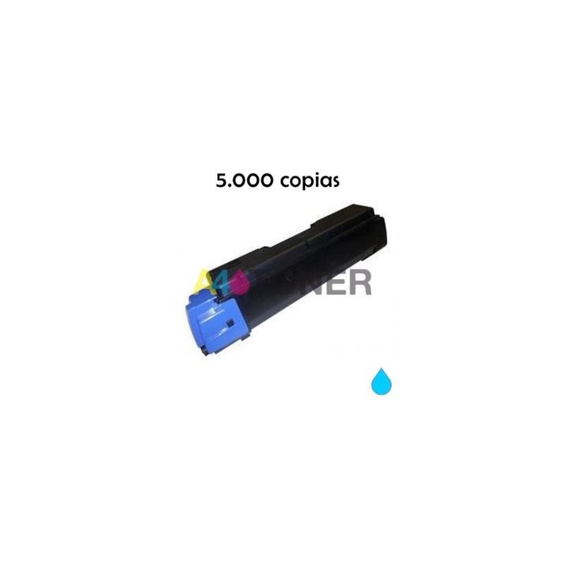 Toner compatible TK590 / TK-590 kyocera cyan alternativo al toner original Kyocera 1T02KVCNL0