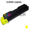 Toner compatible TK590 / TK-590 kyocera amarillo alternativo al toner original Kyocera 1T02KVANL0