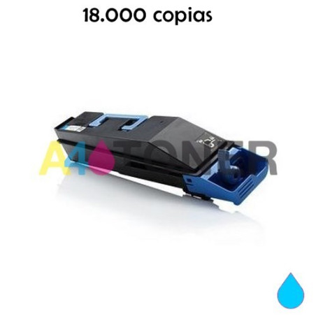 Toner compatible TK-855 / TK855 kyocera cyan alternativo al toner original Kyocera 1T02H7CEU0 TK-855 Cyan