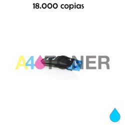 Toner compatible TK880 / TK-880 kyocera cyan alternativo al toner original Kyocera 1T02KACNL0 TK 880