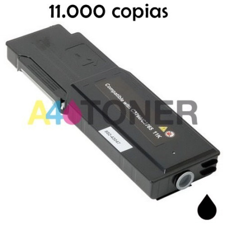 Toner Dell C3760 negro alternativo