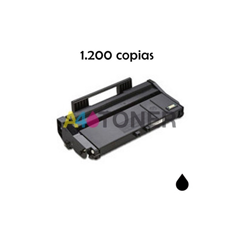 Toner alternativo SP-100 sustituye al toner original  SP100 407166 Negro