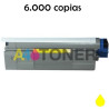 Toner C610Y amarillo