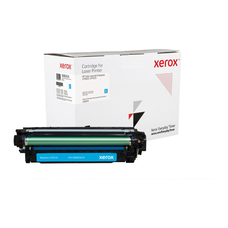 006R03676 XEROX Everyday Toner para HP 647A Color LaserJet Enterprise CP4025(CE261A) Cian