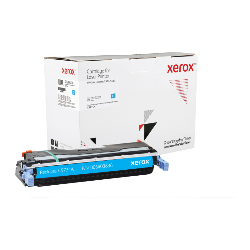 006R03836 XEROX Everyday Toner para HP LJ5500 (C9731A) 645A Cian