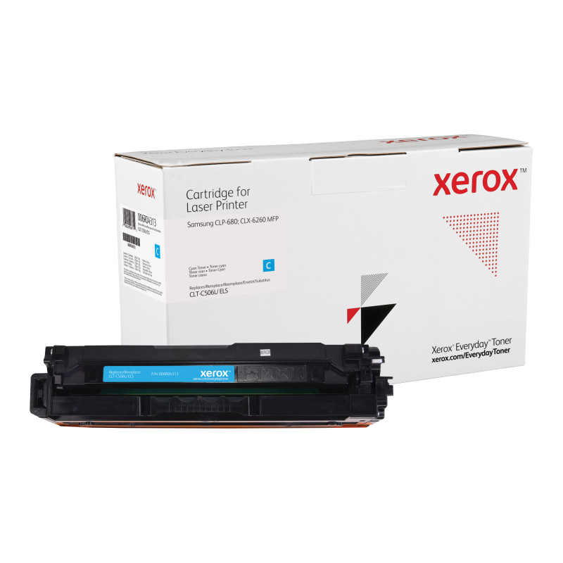 006R04313 XEROX Everyday Toner Alto Rendimiento Cian to SAMSUNG CLTC506L