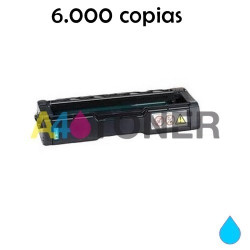 Toner compatible TK150 cyan sustituye al toner original Kyocera 1T05JKCNL0