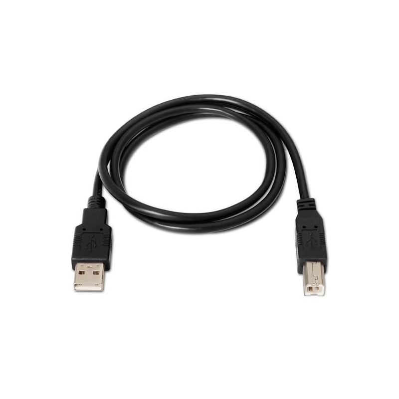 A101-0005 AISENS CABLE USB 2.0 IMPRESORA TIPO A/M - B/M NEGRO 1