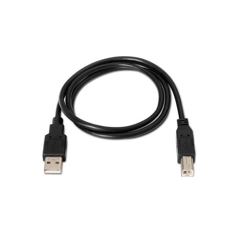 A101-0007 AISENS CABLE USB 2.0 IMPRESORA TIPO A/M - B/M NEGRO 3