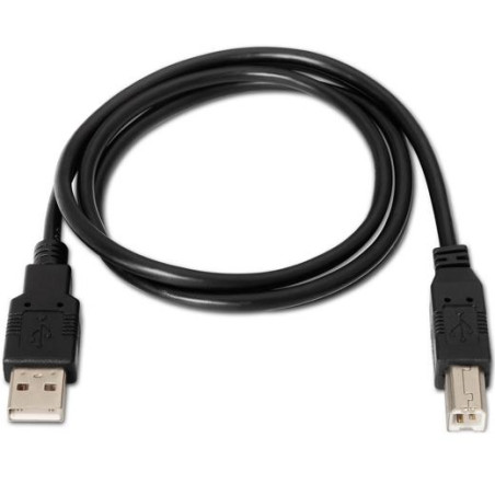 A101-0007 AISENS CABLE USB 2.0 IMPRESORA TIPO A/M - B/M NEGRO 3