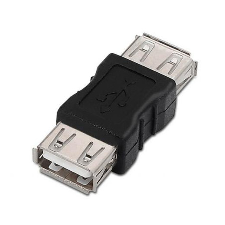 A103-0037 AISENS ADAPTADOR USB 2.0 TIPO A HEMBRA-A HEMBRA NEGRO