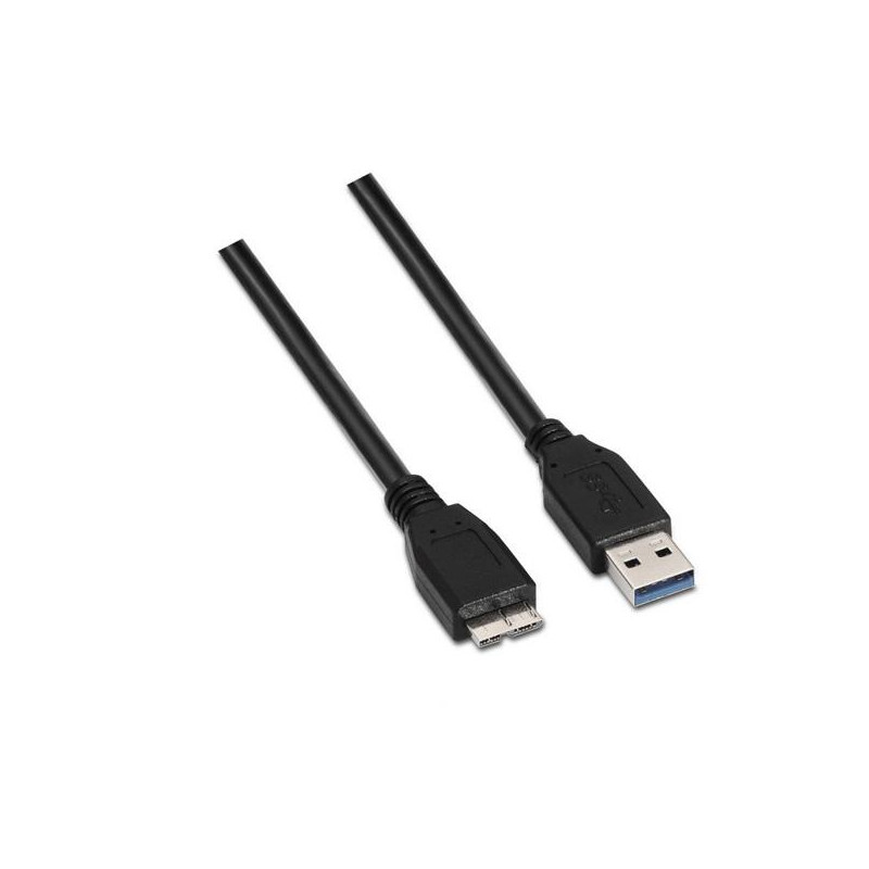 A105-0043 AISENS CABLE USB 3.0 TIPO A/M - MICRO B/M NEGRO 1