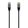 A107-0634 AISENS CABLE USB 3.1 GEN2X2 20GBPS 5A TIPO USB-C-USB-C/M GRIS 2M