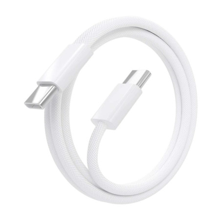 A107-0855 AISENS CABLE USB 2.0 3A 60W TIPO USB-C/M - USB-C/M BLANCO 1