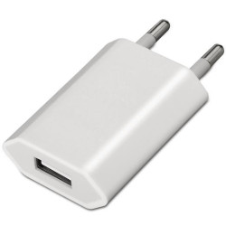 A110-0063 AISENS MINI CARGADOR USB 5V/1A BLANCO