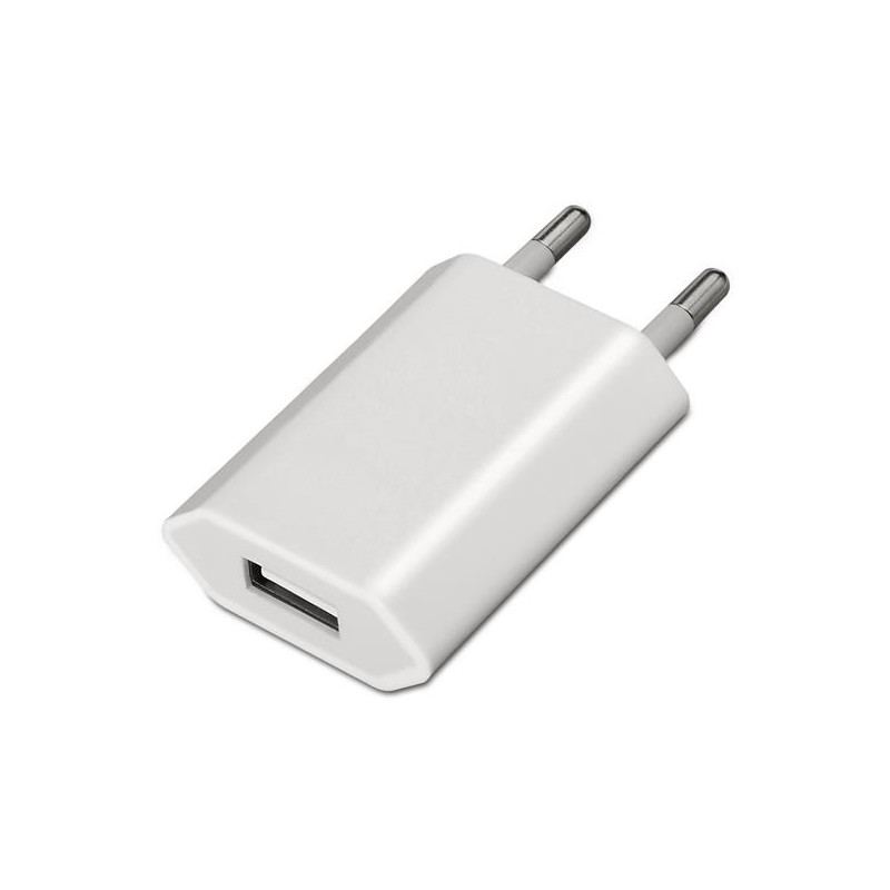 A110-0063 AISENS MINI CARGADOR USB 5V/1A BLANCO