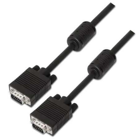 A113-0072 AISENS CABLE SVGA CON FERRITA  HDB15/M - HDB15/M NEGRO 3