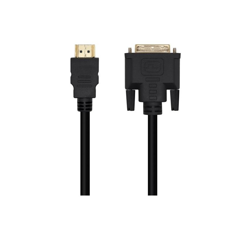 A117-0090 AISENS CABLE DVI A HDMI DVI18+1/M - HDMI A/M NEGRO 1