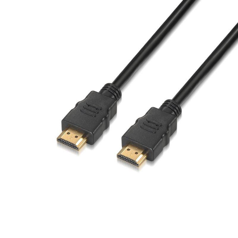 A120-0118 AISENS CABLE HDMI V2.0 PREMIUM ALTA VELOCIDAD HEC 4K@60HZ 18GBPS A/M - A/M NEGRO 0