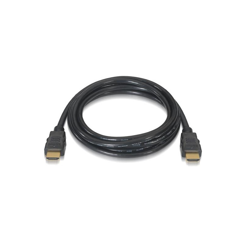 A120-0121 AISENS CABLE HDMI V2.0 PREMIUM ALTA VELOCIDAD HEC 4K@60HZ 18GBPS A/M - A/M NEGRO 2