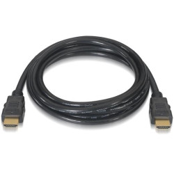 A120-0372 AISENS CABLE HDMI V2.0 PREMIUM ALTA VELOCIDAD HEC 4K@60HZ 18GBPS A/M - A/M NEGRO 10M