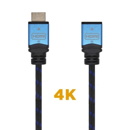 A120-0453 AISENS CABLE HDMI V2.0 PROLONGADOR PREMIUM ALTA VELOCIDAD / HEC 4K@60HZ 18GPS