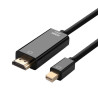 A125-0361 AISENS CABLE CONVERSOR MINI DISPLAYPORT A HDMI DP/M - HDMI/M NEGRO 2