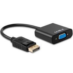 A125-0367 AISENS CONVERSOR DISPLAYPORT A SVGA DP/M - SVGA/H NEGRO 15CM