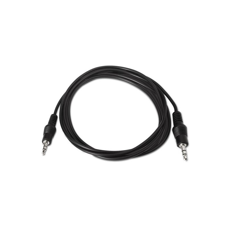 A128-0142 AISENS CABLE AUDIO ESTÉREO JACK 3.5/M - JACK 3.5/M NEGRO 1