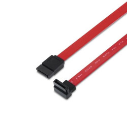 A130-0155 AISENS CABLE SATA III DATOS 6G DATOS ACODADO ROJO 0