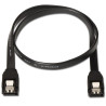 A130-0157 AISENS CABLE SATA III DATOS 6G CON ANCLAJES NEGRO 0