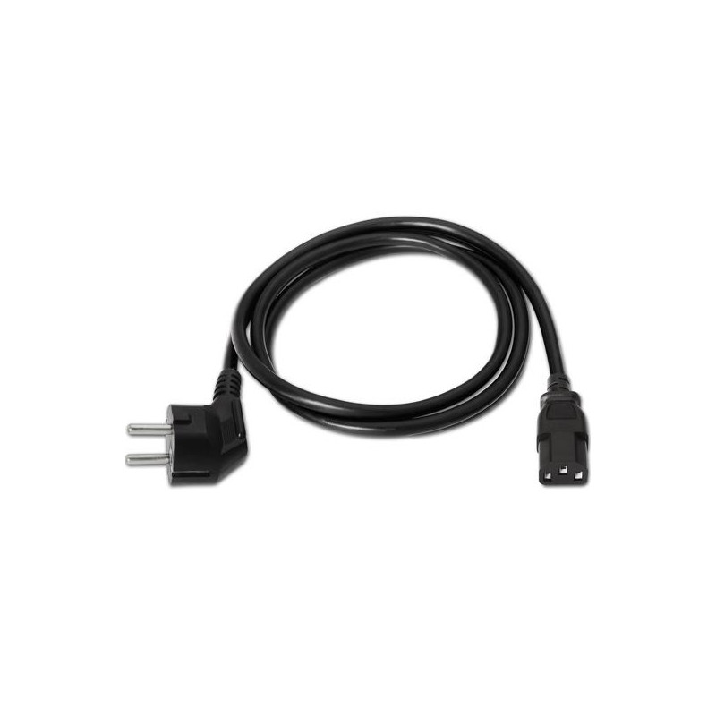 A132-0167 AISENS CABLE ALIMENTACIÓN CPU CEE7/M - C13/H NEGRO 1