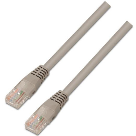 A133-0177 AISENS CABLE DE RED LATIGUILLO RJ45 CAT.5E UTP AWG24 GRIS 1