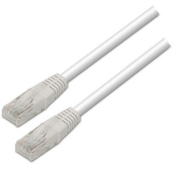 A133-0198 AISENS CABLE DE RED LATIGUILLO RJ45 CAT.5E UTP AWG24 BLANCO 2