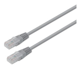 A135-0235 AISENS CABLE DE RED LATIGUILLO RJ45 CAT.6 UTP AWG24 GRIS 15M