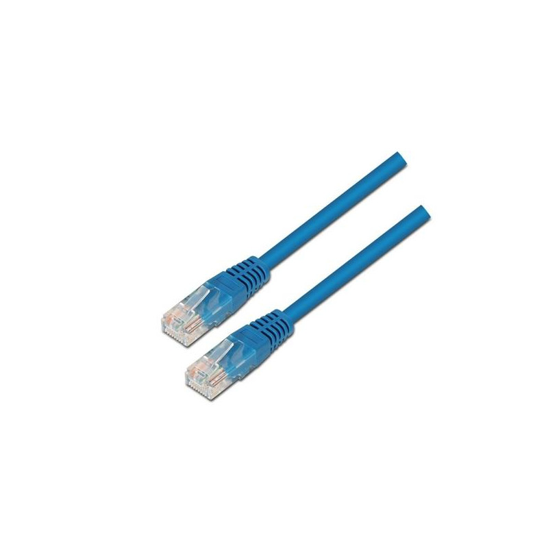 A135-0241 AISENS CABLE DE RED LATIGUILLO RJ45 CAT.6 UTP AWG24 AZUL 0