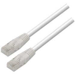 A135-0250 AISENS CABLE DE RED LATIGUILLO RJ45 CAT.6 UTP AWG24 BLANCO 1