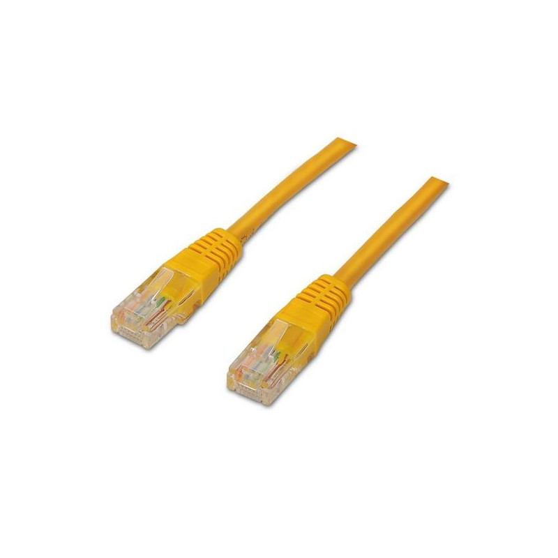 A135-0253 AISENS CABLE DE RED LATIGUILLO RJ45 CAT.6 UTP AWG24 AMARILLO 0