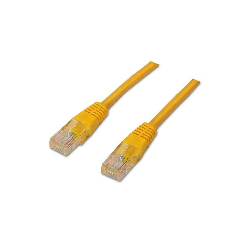 A135-0256 AISENS CABLE DE RED LATIGUILLO RJ45 CAT.6 UTP AWG24 AMARILLO 3