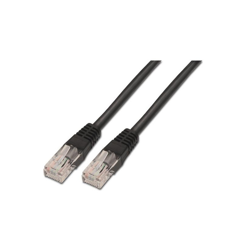 A135-0257 AISENS CABLE DE RED LATIGUILLO RJ45 CAT.6 UTP AWG24 NEGRO 0