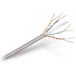 A135-0262 AISENS BOBINA DE CABLE DE RED RJ45 CAT.6 UTP RÍGIDO AWG24 PARA INSTALACIÓN GRIS 305M