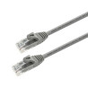 A145-0324 AISENS CABLE DE RED LATIGUILLO RJ45 LSZH CAT.6A 500MHZ UTP AWG24 GRIS 25CM